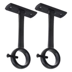 Ceiling-mount Curtain Rod Brackets, Heavy Duty And Wall H... New. Price: $16.32.