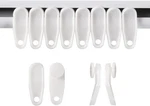 White Traverse Rod Slides Curtain Track Glider Hooks For 50PACK, Style 1 New. Price: $10.48.