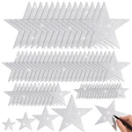 180 Pcs Silver Glitter Paper Five Stars Cutouts St... New. Price: $19.28.