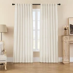 Joydeco Linen Curtains 2 Panel Set,light Filtering, Ivory On 8... New. Price: $116.88.