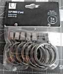 Umbra 244701-480 1" Clip Rings, Pewter, Ct. Packs 14 Total New. Price: $9.00.