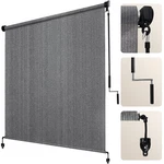 Artpuch Patio Shades Up Outdoor Roller (8'WX8'H), Cordless Exterio... New. Price: $122.02.