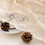 H.ebony Beige Lace Curtains 72 Inch Length Victorian Flower Voile Sheer Curta... New. Price: $36.97.