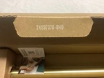 Umbra Brass Cappa Curtain Rod Set Model #245973-104-REM New Box Open. Price: $19.95.