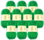 10-PACK Of Yonkey Monkey Fingering Weight Yarn 70% Rayon Derived From Bambo... New. Price: $35.59.