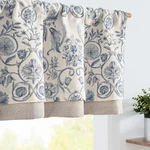 Linen Valance Kitchen Curtain Pack Of 2 Double Layer 16 Inch For Living Room Bed New. Price: $67.99.