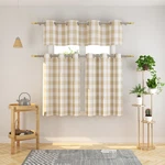 Natus Weaver 3 Pc Cotton Classic Country Farmhouse Kitchen Window Curtain Gro... New. Price: $33.40.