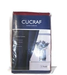 Cucraf Curtain Insulated Darkening Black Out Noise Reducing Wine 52 X84 New. Price: $5.12.