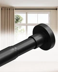 Allzone Tension Curtain Rods For Windows 66 To 120 Inch, Black N... New. Price: $62.30.