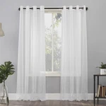 No. 918 Emily Sheer Voile Grommet Curtain Panel, 59" X 84", White New. Price: $14.84.