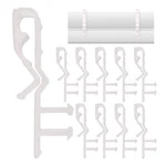 Amazing Drapery Hardware 2" Clear Hidden Valance Clips - Durable Plast New. Price: $11.69.