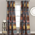 Lush Decor Misha Light Filtering Window Curtain Panel Set, 52"W X 84"L, Multi Used. Price: $35.25.