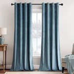 Miulee Velvet Curtains 52X84 Set Of Slate Blue Grommet Thermal Room Darkening New. Price: $29.99.