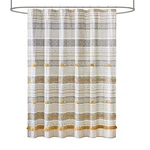 Ink+ivy Cody 100% Cotton Shower Curtain, 72"W X 72"L (pack Of 1) Grey/yellow New. Price: $55.36.