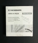 Fleximounts GRH2 4 Pack Mounted Storage Rack Hooks (white) Open. Price: $19.99.