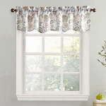 Signy Jacobean Pattern Semi-sheer Rod Pocket Kitchen Curtain Valance PACK/2 New. Price: $14.99.