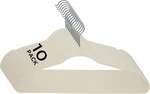Simplify 10 Super Slim Velvet Huggable Hangers In Ivory, New. Price: $17.50.