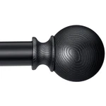 Briofox Black Curtain Rods For Windows 72 To 144 INCH(6-12FT) 1'' Diameter Hea New. Price: $51.98.