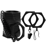 Blasthome Luxury Curtain Rings - Premium Metal With Quiet, Smooth, Removab New. Price: $56.38.