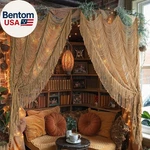 Macrame Curtain Boho Doorway Window Wall Decor Fiber Yarn Art Handwoven New. Price: $62.37.