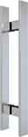 Barnsmith 36" Heavy Duty Stainless Steel Door Handle Pull Set Open. Price: $60.00.