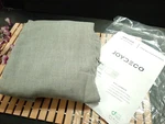 Pr Joydeco Linen Curtain Panels 52X96 Loden / Sage Green Light Filtering #M39 New. Price: $24.77.