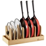 Housolution Bamboo Pot And Pan Organizer For Cabinet, Lid With ... New. Price: $34.32.