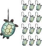 Sunlit Tilt Sea Turtle Shower Curtain Hooks, Home Decorative Ring New. Price: $14.35.