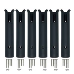 Wall Mounted Fishing Rod Holder Rack - 6 Tube Storage For Garage/boat/home New. Price: $40.48.