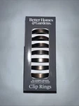 Home Decorators Clip Rings Oil Rubbed Bronze Finish, 7 Pcs For Up 1 Rods New. Price: $8.00.