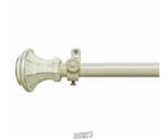 Achim Decorative Window Rod Set Othello Carson Fits 48"-86" 0.75"D White Open. Price: $27.99.