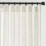 Pinch Pleat Luxurious Beige Semi Linen Sheer Curtain For Living Room,back Tab... New. Price: $103.99.