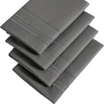 Yiyea Embroidered Pillow Cases Standard Size Set Of 4, 1800 Thread Egyptian New. Price: $14.49.