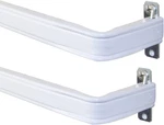 Two Flat Sash Rods For Top & Bottom Doors Sidelights 18" - 28" New. Price: $23.33.