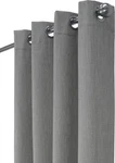 Loft Living Noel Total Blackout Grommet Single Curtain Panel 52" X 84" Greige Open. Price: $13.99.