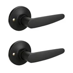 Knobwell 2 Pack Dummy Door Levers Handle For Closets Matte Black Finish New. Price: $38.60.