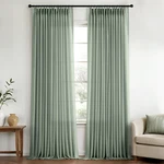 Anroduo Memory Trained Pinch Pleated Curtains 96 Inches Long Viral Linen New. Price: $78.94.