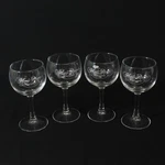 Set Of 4 Arcoroc Sensation Wine Glasses From Hood River Vineyard Used. Price: $27.99.