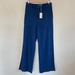 Nwt Sundance Linden Everyday Linen Blend Blue Wide Leg Pants Sz 4 Coastal Boho New. Price: $39.99.