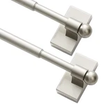 Magnetic Curtain Rods For Metal Doors Adjustable 9-16 Inch, Nickel 2-PACK New. Price: $21.98.