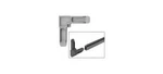 Crl 1/4" Gray Square Cut Frame Corner - 100 Pack New. Price: $47.32.