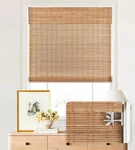 Lazblinds No Drill Cordless Bamboo Roman Shades Light Filtering 36X72 Ceylon New. Price: $52.12.