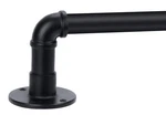 Curtain Rods For Windows 48 To 84, 1 Inch Industrial Wrap Around Black Curtai... New. Price: $50.73.