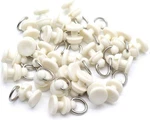 Treely 40PCS Ceiling Track Rollers Curtain Carrier Drapery Rail Sliding Beige New. Price: $8.97.