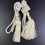 Hometrends Aristocrat Cream Curtain & Chair 2 X 31" W 9" Tassel Open. Price: $17.93.