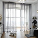 Windows Grey Sheer Curtains 54 Inches Length 42 Width Panels Set Cle... New. Price: $14.44.