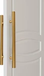 Durable 24" Gold Stainless Steel Push Pull Handle For Glass & Barn Doors New. Price: $137.99.
