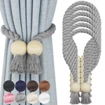 Nieffeiy 6 Pack Magnetic Curtain Cotton Hand Woven Grey New. Price: $33.81.