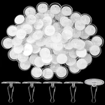 80 Pack Self-adhesive Ceiling Hooks For Hanging, Sticky Damage-free No-drill ... New. Price: $15.77.