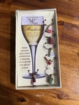 Boston Warehouse Wine Glass Charms Of 6, Multicolor, & Cheese Theme Used. Price: $5.00.